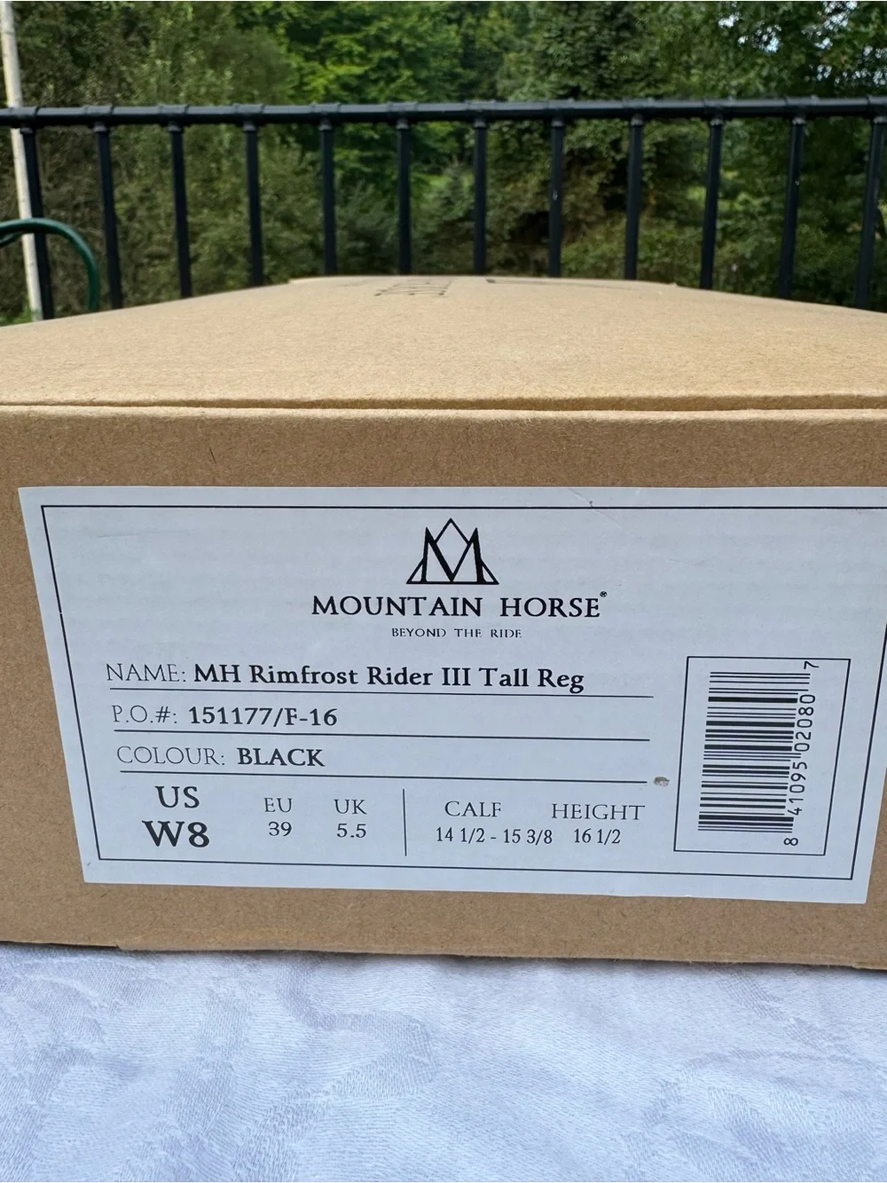 Mountain Horse Black Tall Riding Boots for Women size 39/8.5